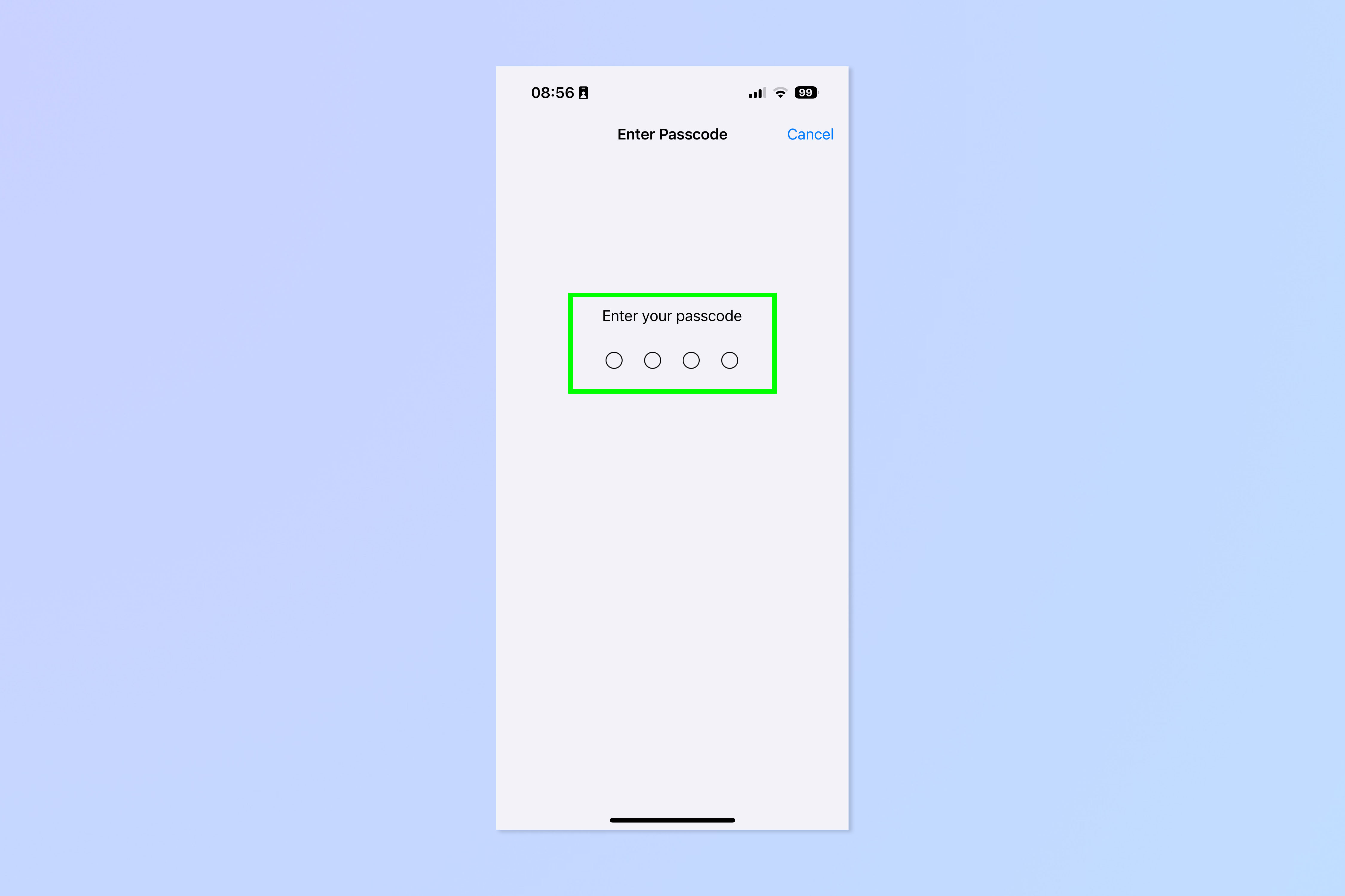 צילום מסך המראה כיצד להפעיל ולהשבית את הגנת מכשיר גנוב באייפון