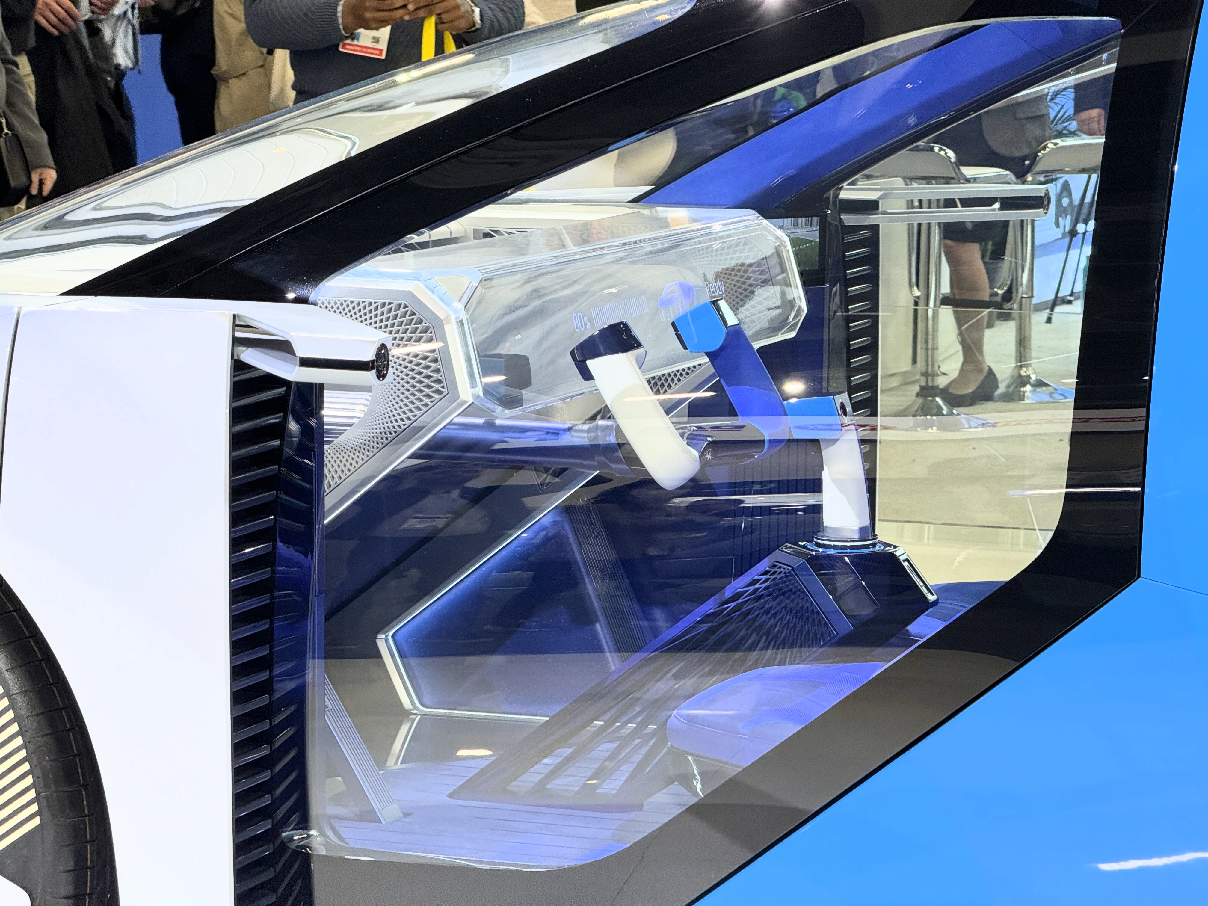 תא הטייס של מכונית מעופפת של XPeng Aeroht eVTOL