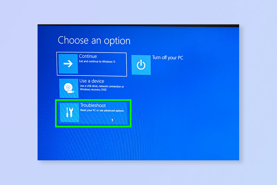 צילום מסך המראה כיצד להיכנס לתפריט ה-BIOS במחשב Windows