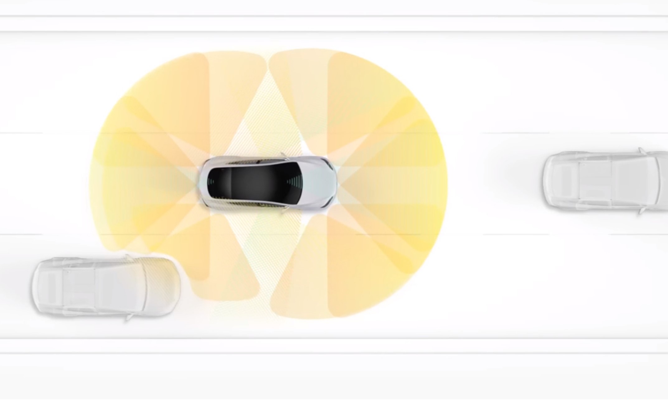 איור של טייס אוטומטי של טסלה