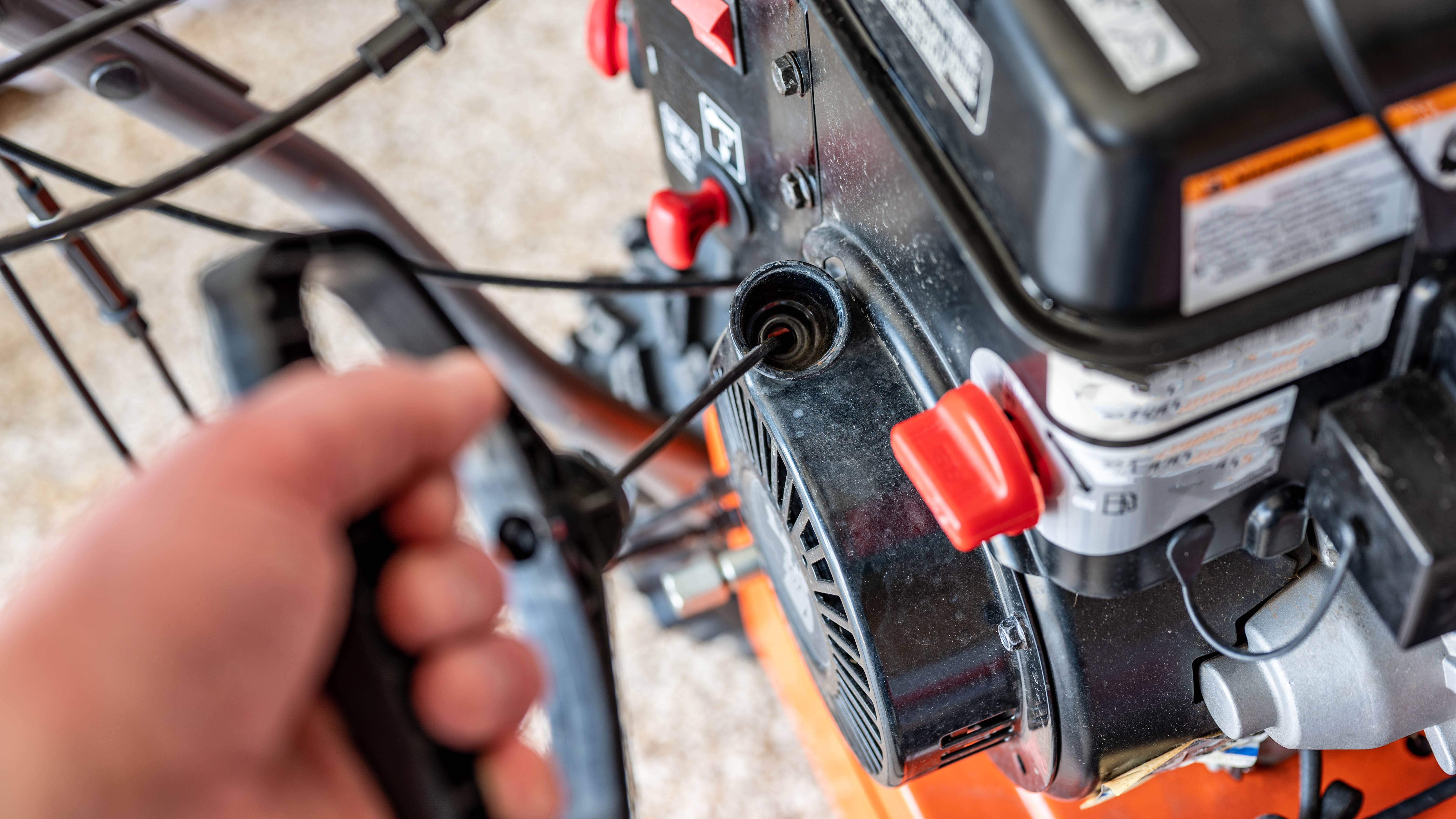 חוט משיכה במפוח שלג גז