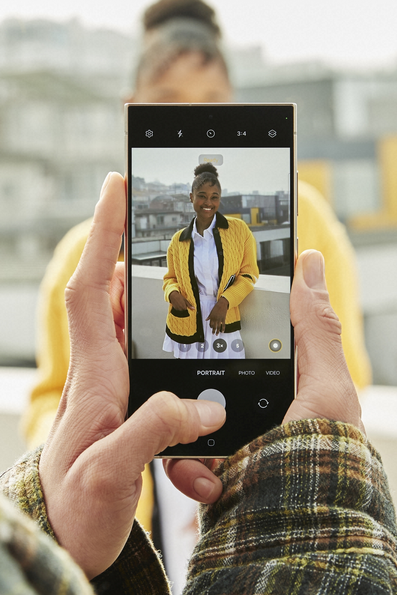 תמונות עיתונות רשמיות של Samsung Galaxy S24 Ultra.