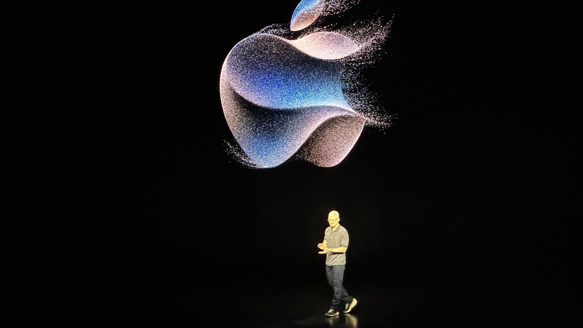 Tim Cook באירוע Apple