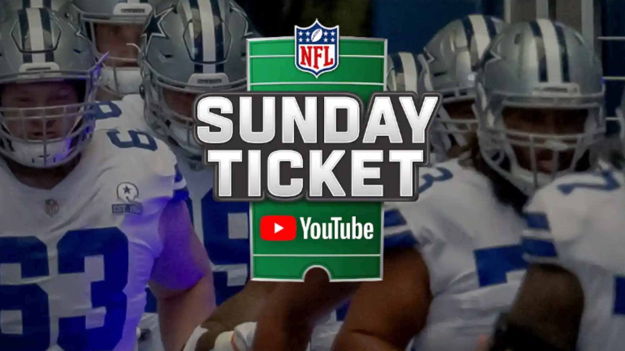 לוגו NFL Sunday Ticket עבור YouTube