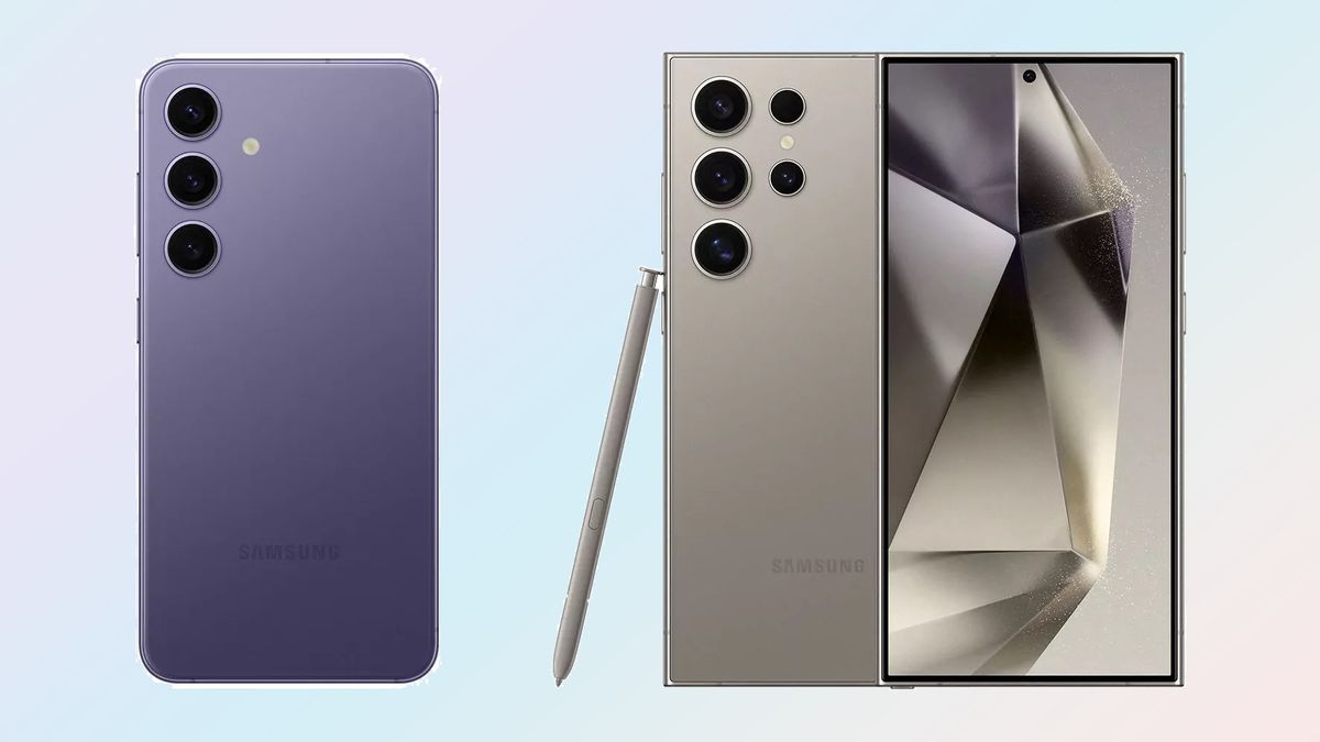 galaxy s24 and s24 ultra renders