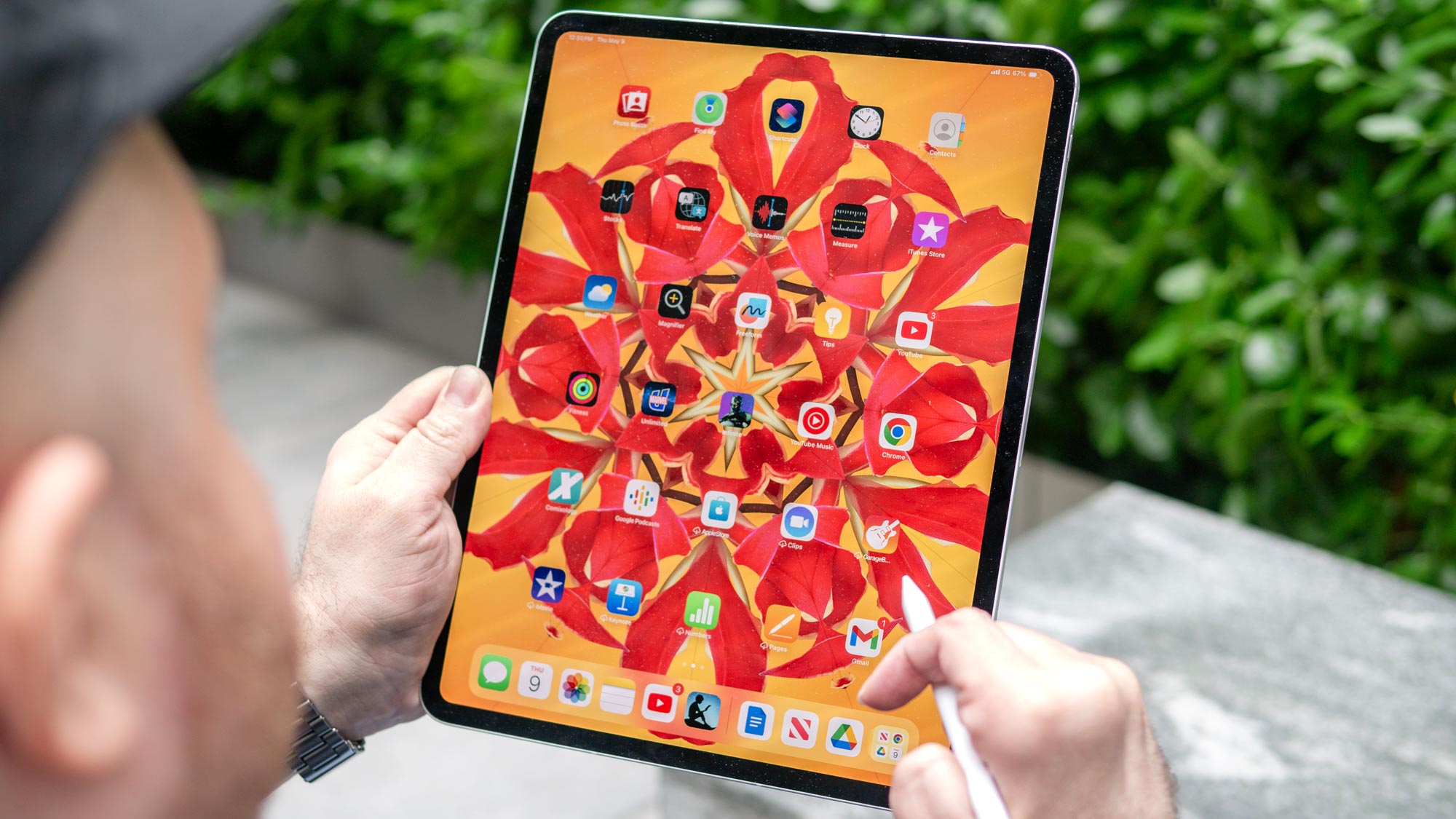 iPad Pro במצב דיוקן