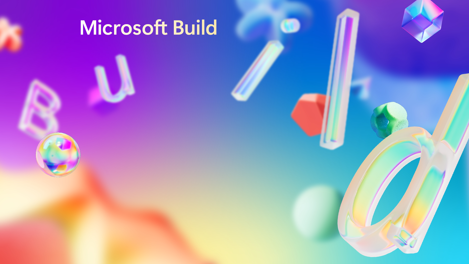 תמונת רקע של Microsoft Build 2024 Teams שסופקה על ידי Microsoft