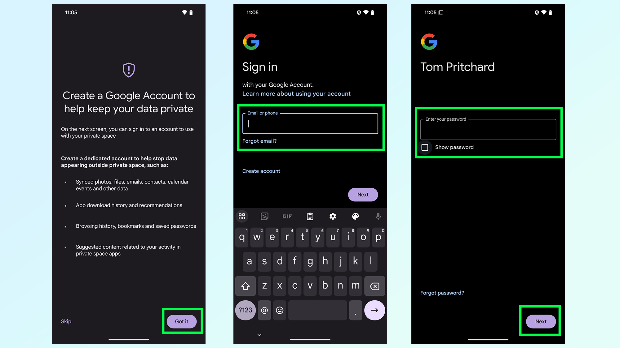 כיצד להשתמש בשטח פרטי באנדרואיד 15 בטא 2