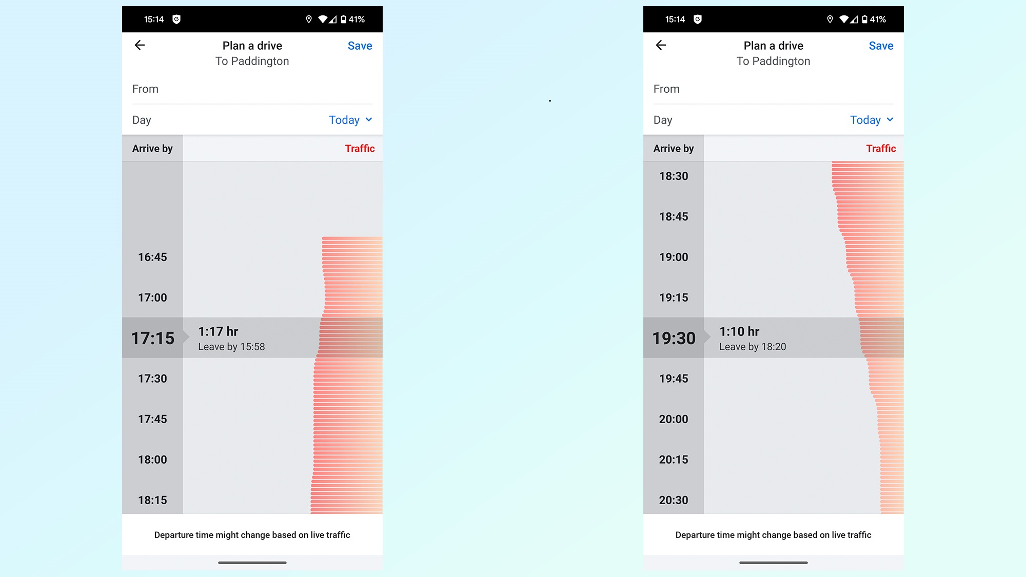 כיצד למצוא את הזמן הטוב ביותר לעזוב ולהימנע מתנועה