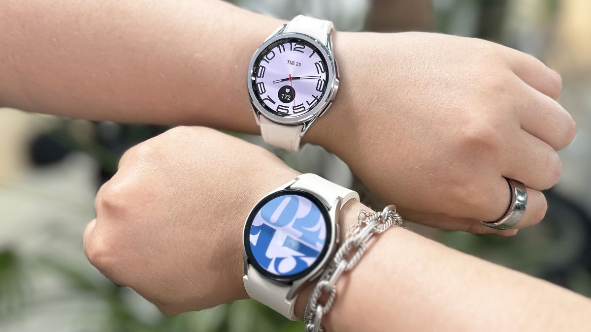Samsung Galaxy Watch 6 and 6 Classic on a person