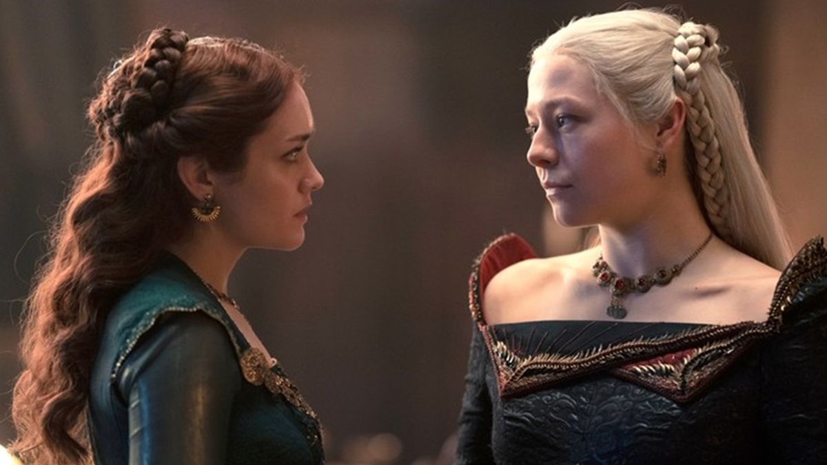 Olivia Cooke as Alicent Hightower and Emma D