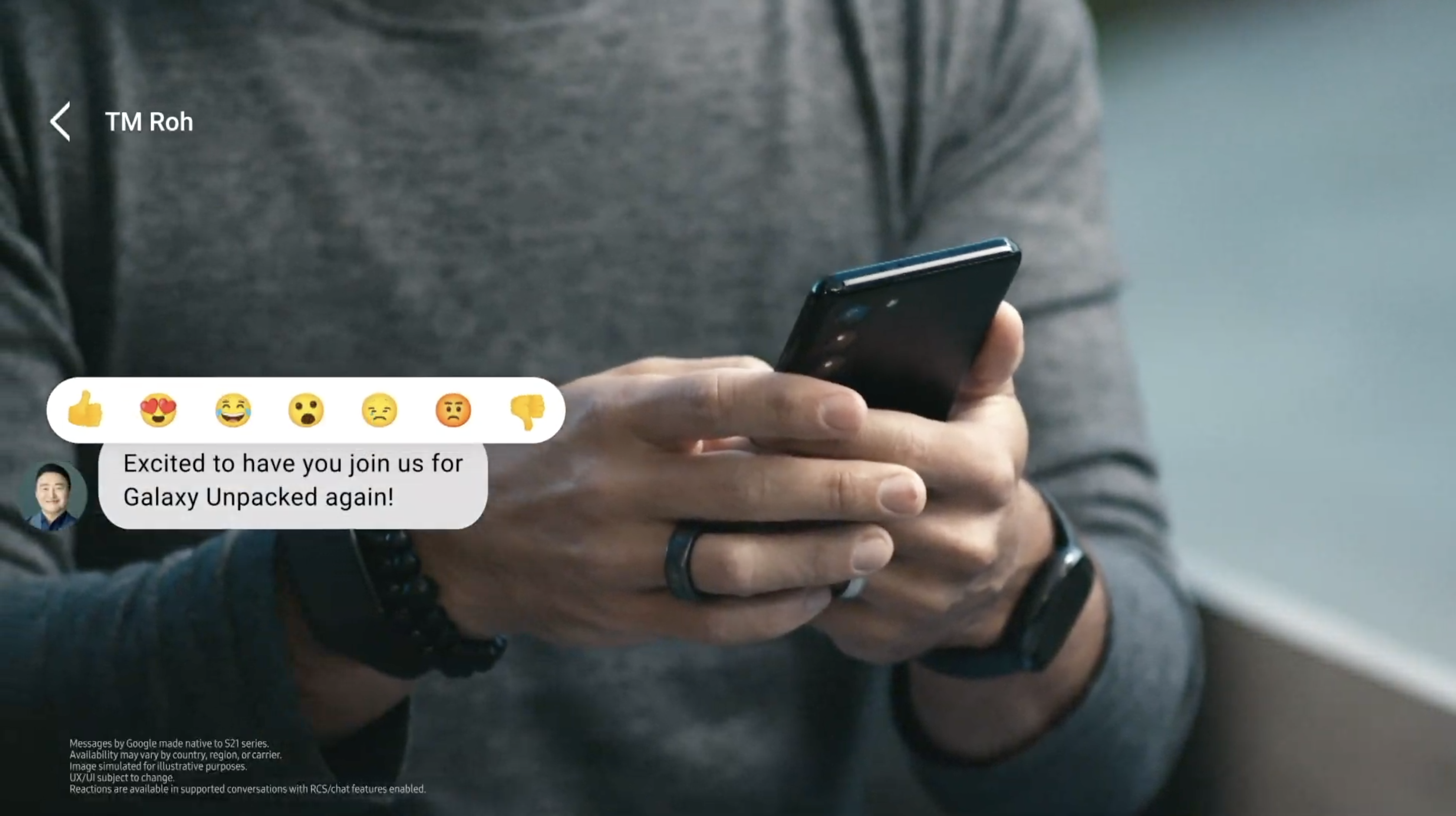 הודעות סמסונג וגוגל RCS