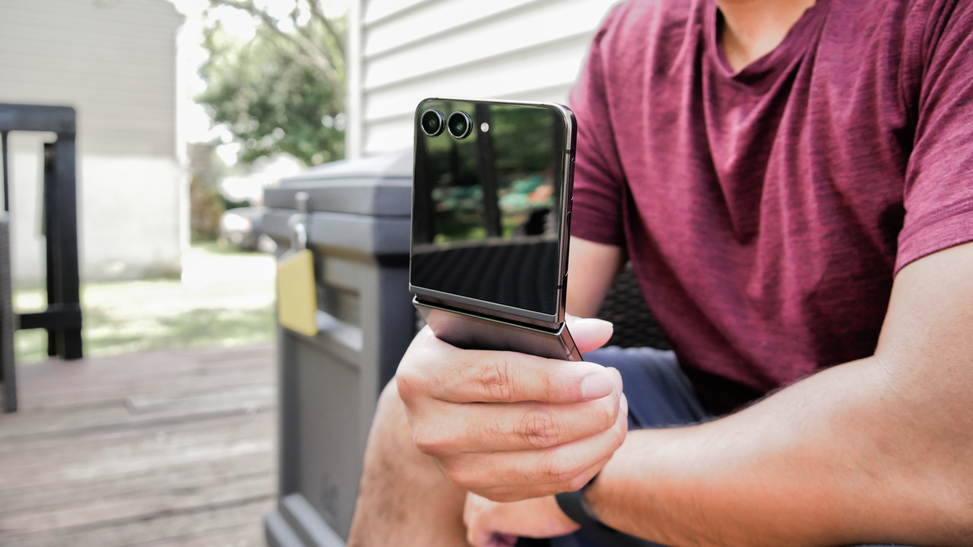 Samsung Galaxy Z Flip 5 סקירת תמונות.