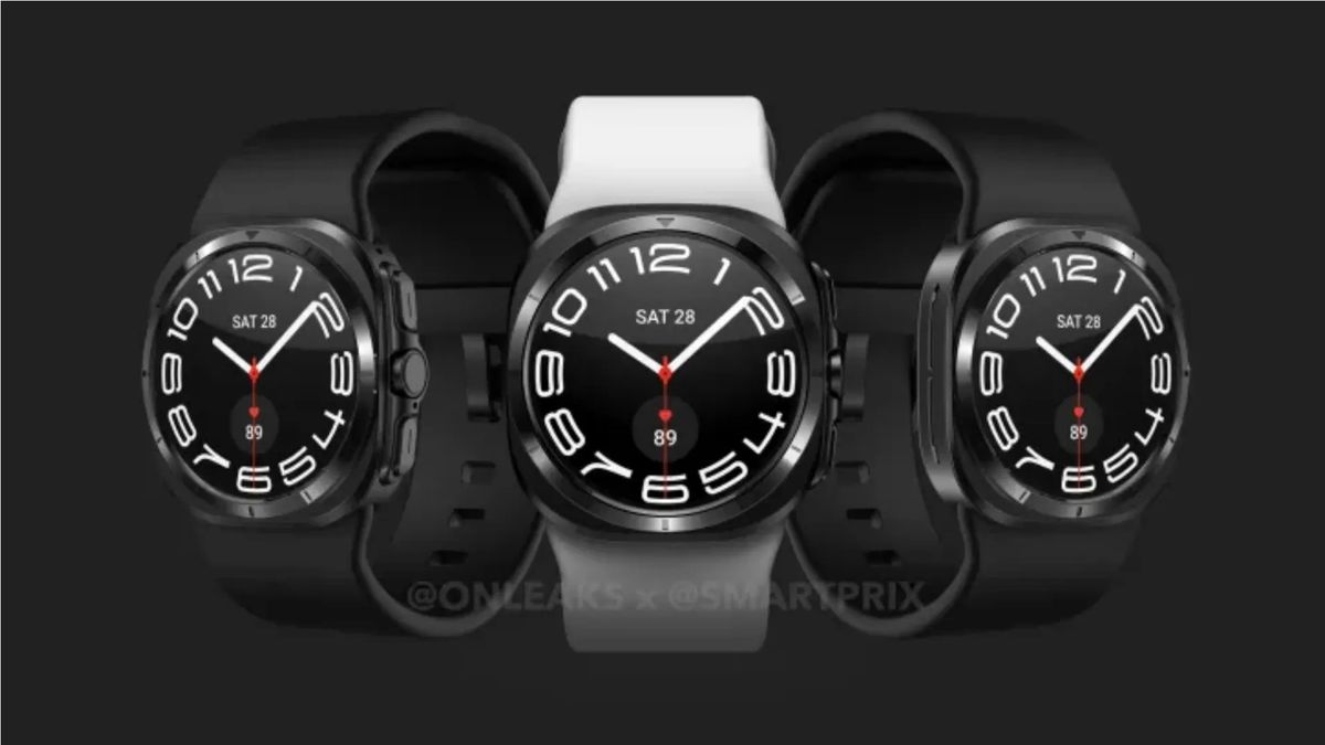 The Samsung Galaxy Watch 7 Ultra from multiple angles.