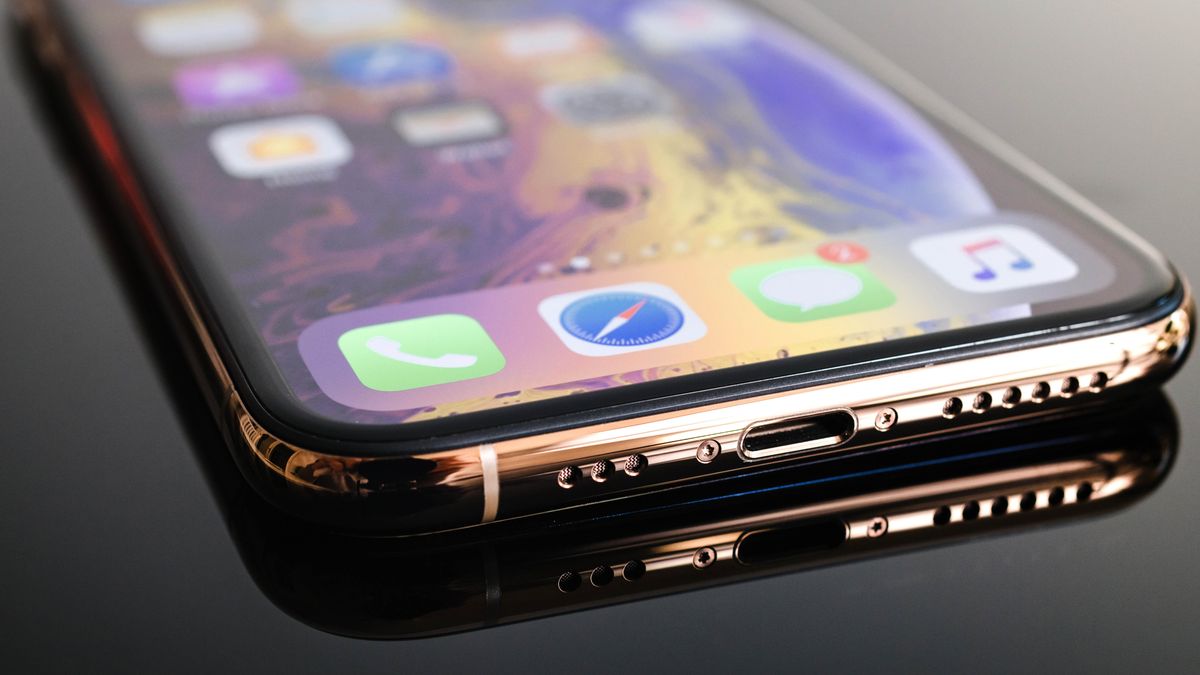 The lower half of an iPhone showing the speakers ready to demonstrate how to clean iPhone speakers