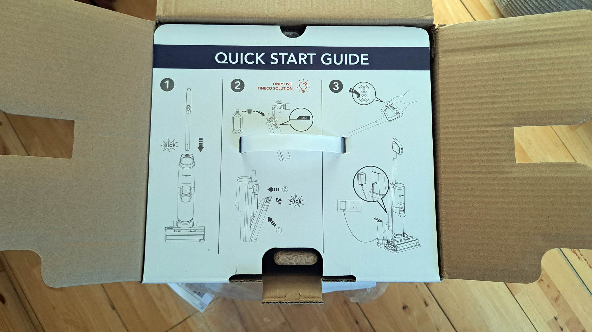שואב אבק רטוב-יבש Tineco Floor One S5 Extreme Smart מדריך מהיר