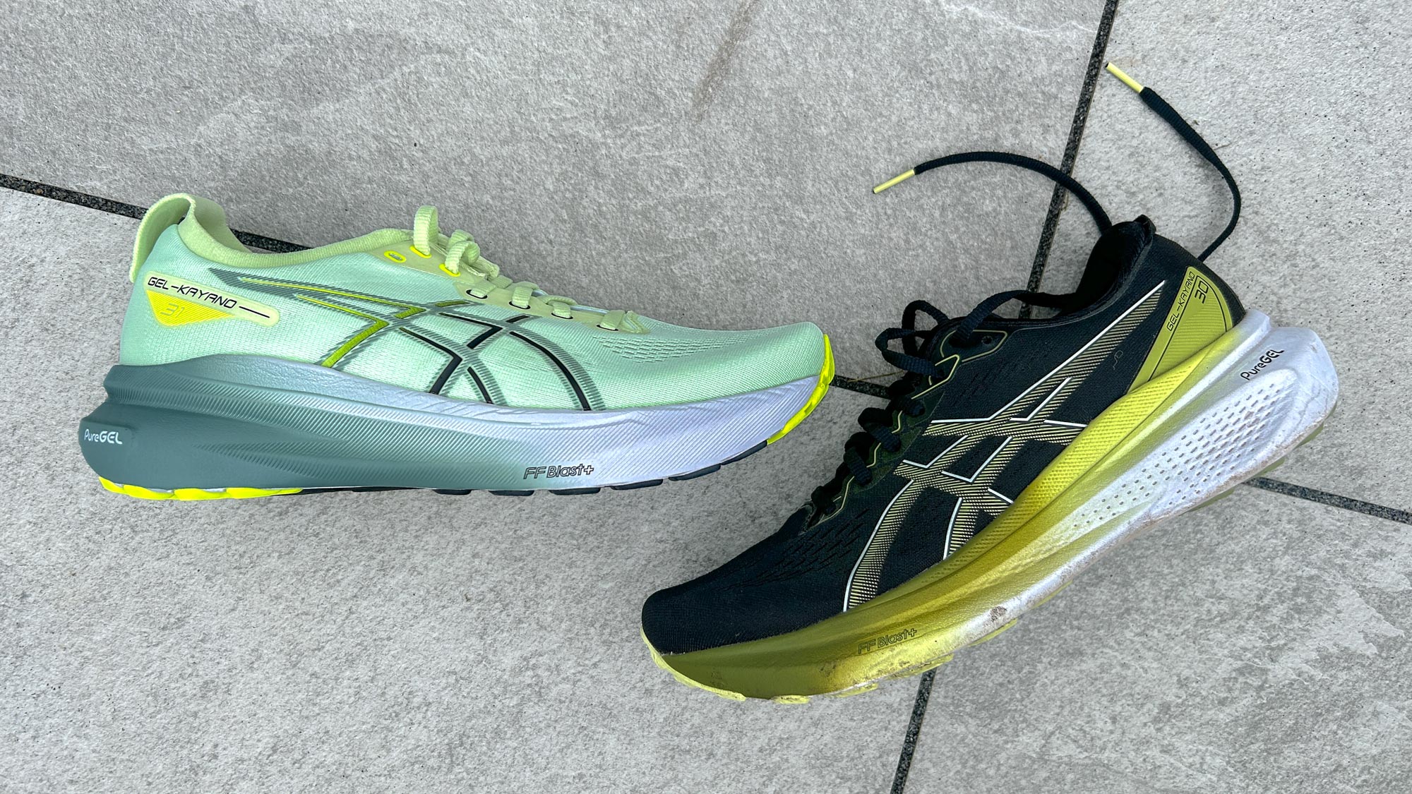נעלי ריצה Asics Gel-Kayano 31 ו-Asics Gel-Kayano 30