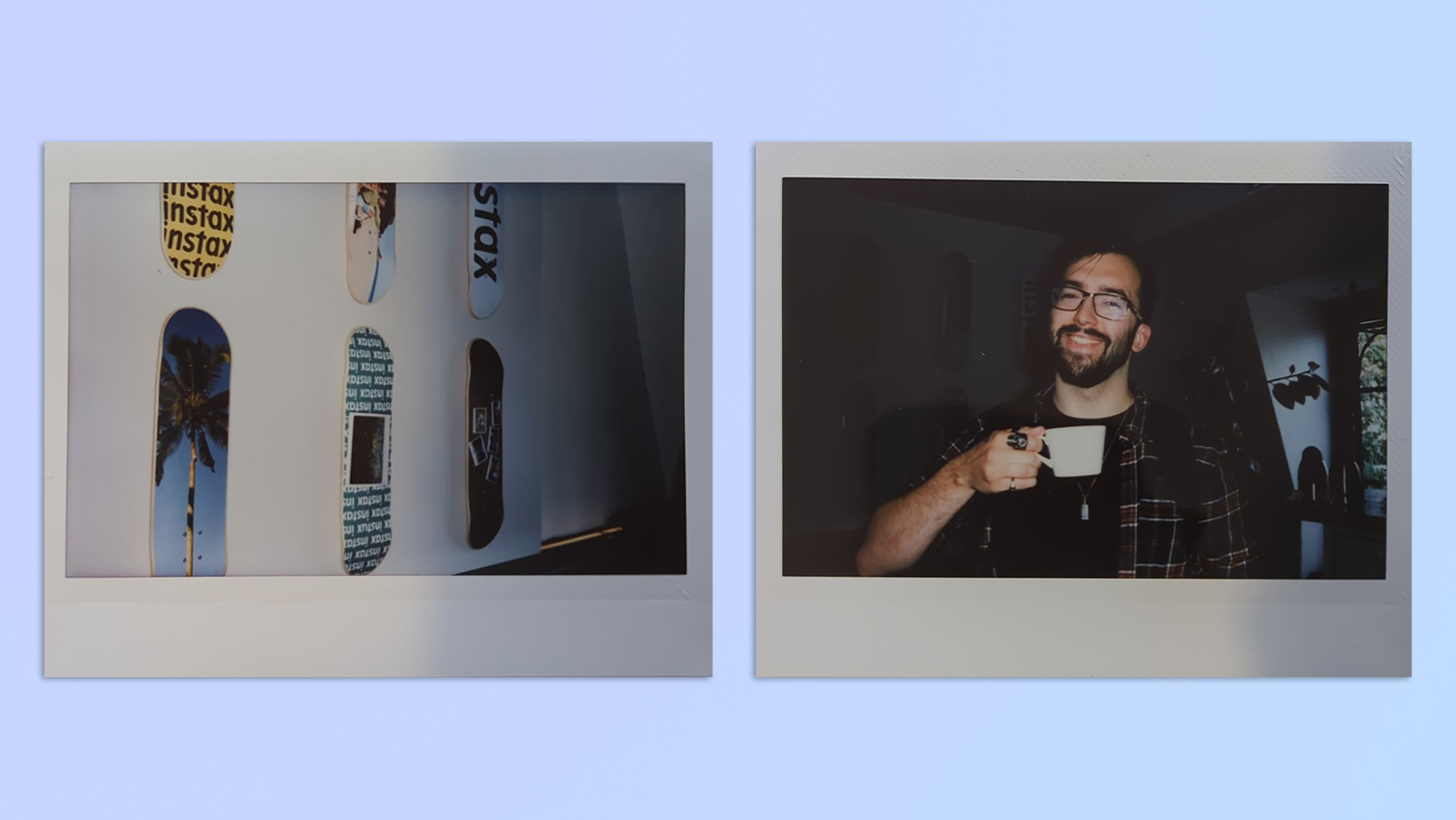 התמונה צולמה במצלמת Fujifilm Instax Wide 400 מיידית