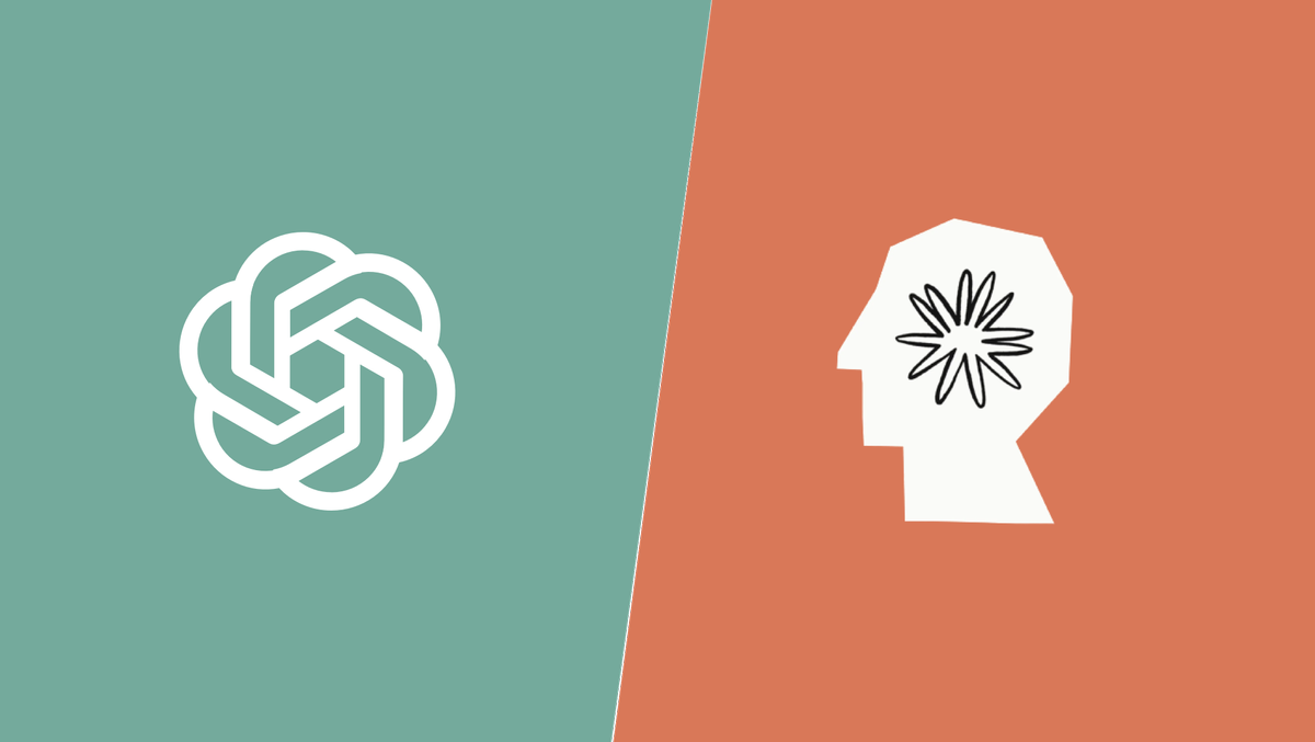 ChatGPT vs Claude (logos for each bot)