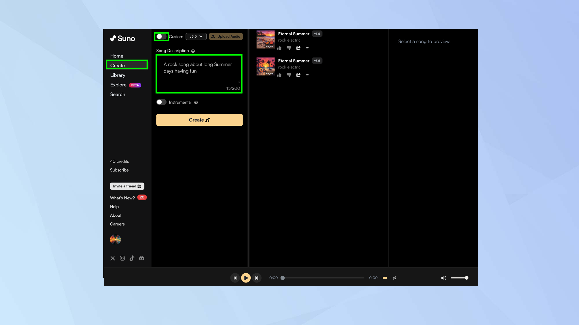 כיצד ליצור מוזיקה עם AI באמצעות Suno