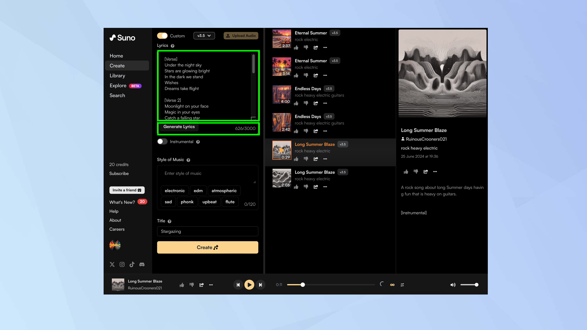 כיצד ליצור מוזיקה עם AI באמצעות Suno