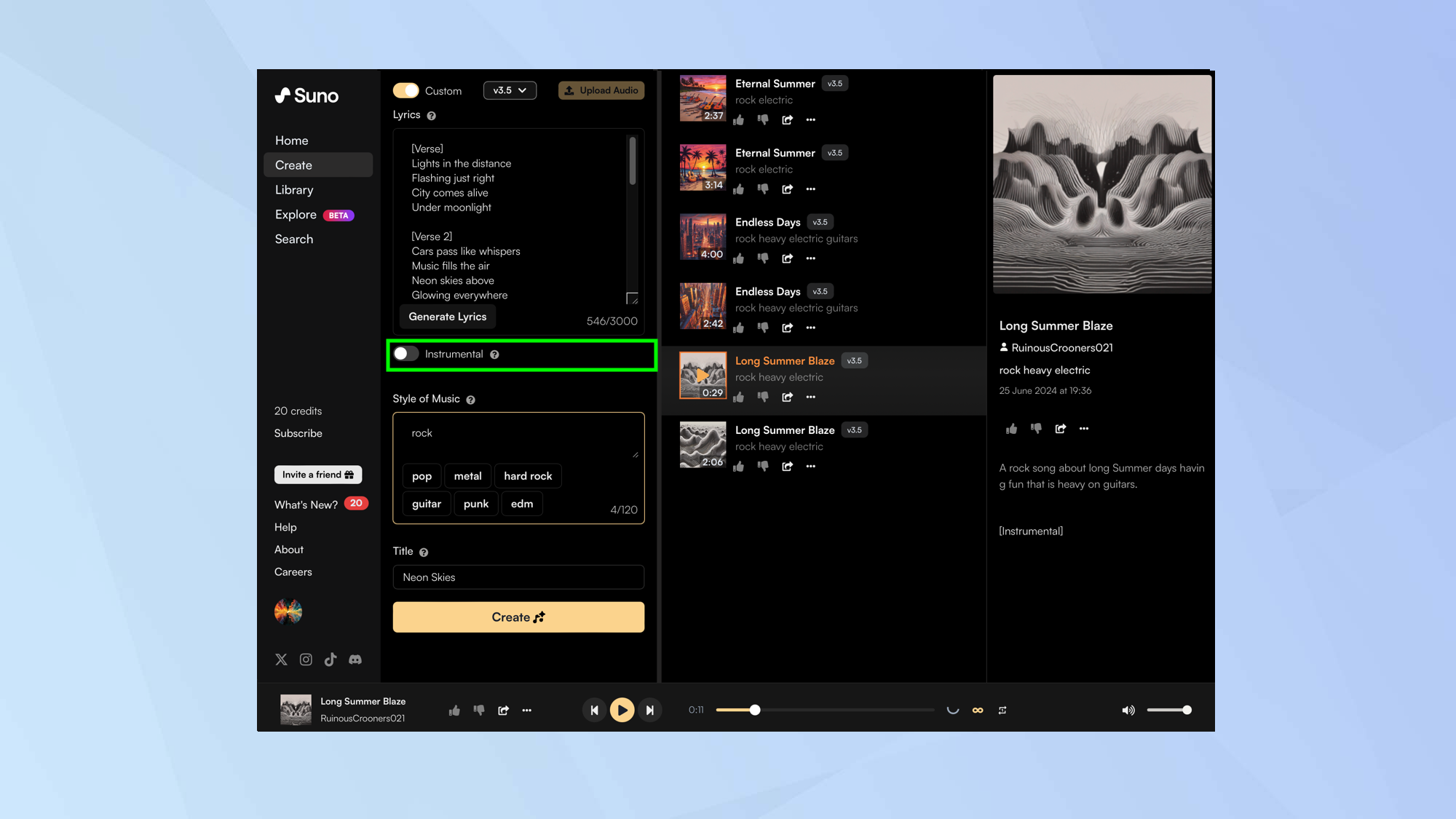 כיצד ליצור מוזיקה עם AI באמצעות Suno