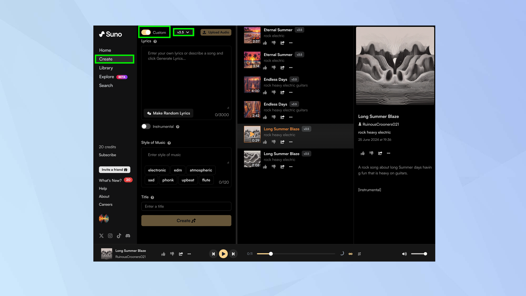 כיצד ליצור מוזיקה עם AI באמצעות Suno