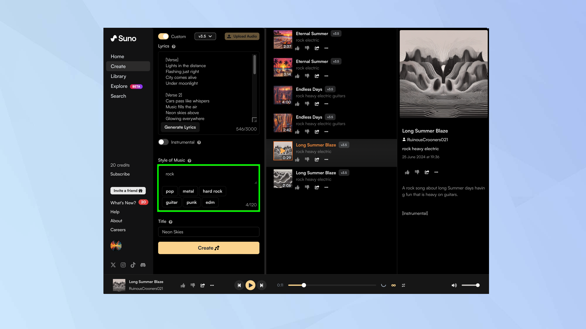 כיצד ליצור מוזיקה עם AI באמצעות Suno