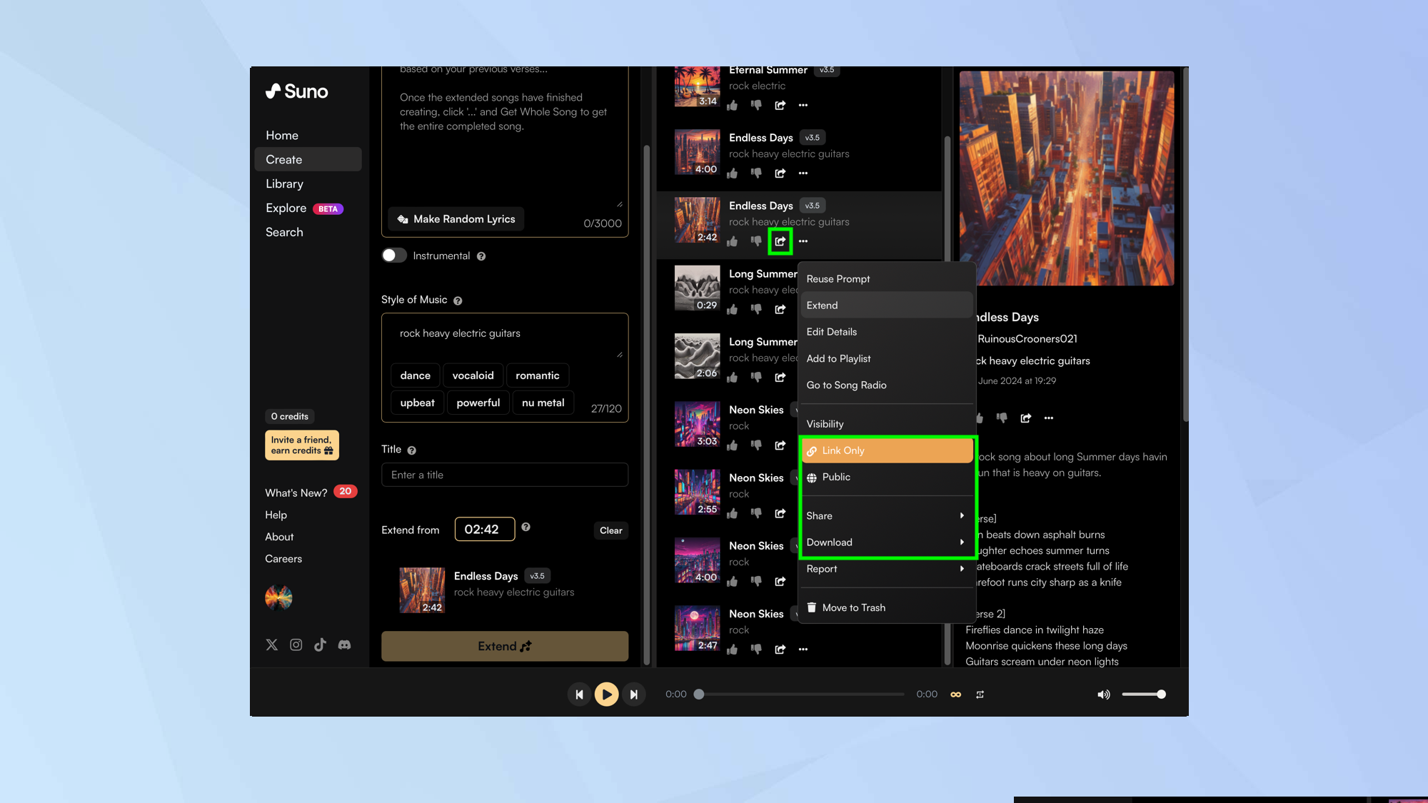 כיצד ליצור מוזיקה עם AI באמצעות Suno