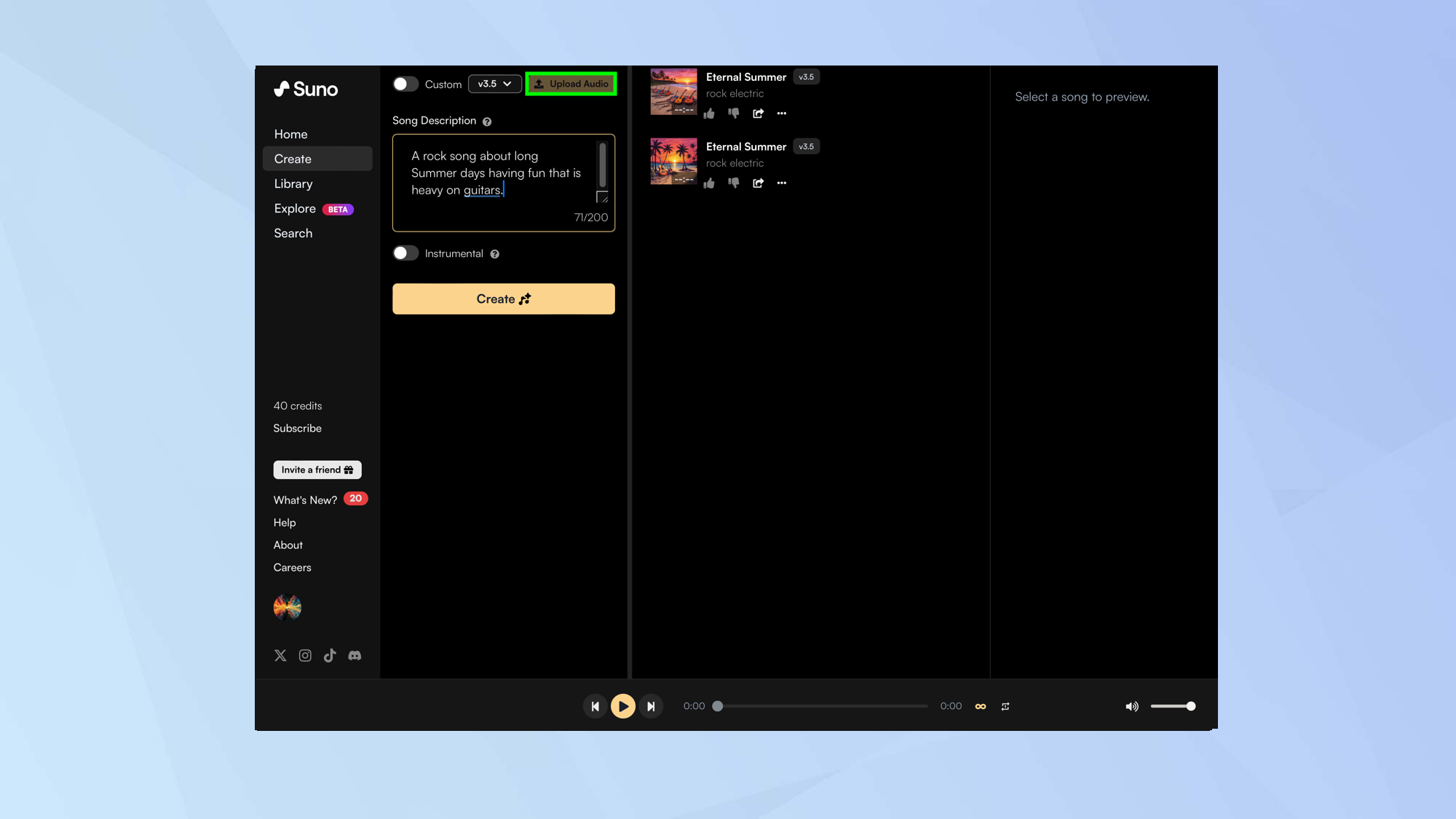 כיצד ליצור מוזיקה עם AI באמצעות Suno
