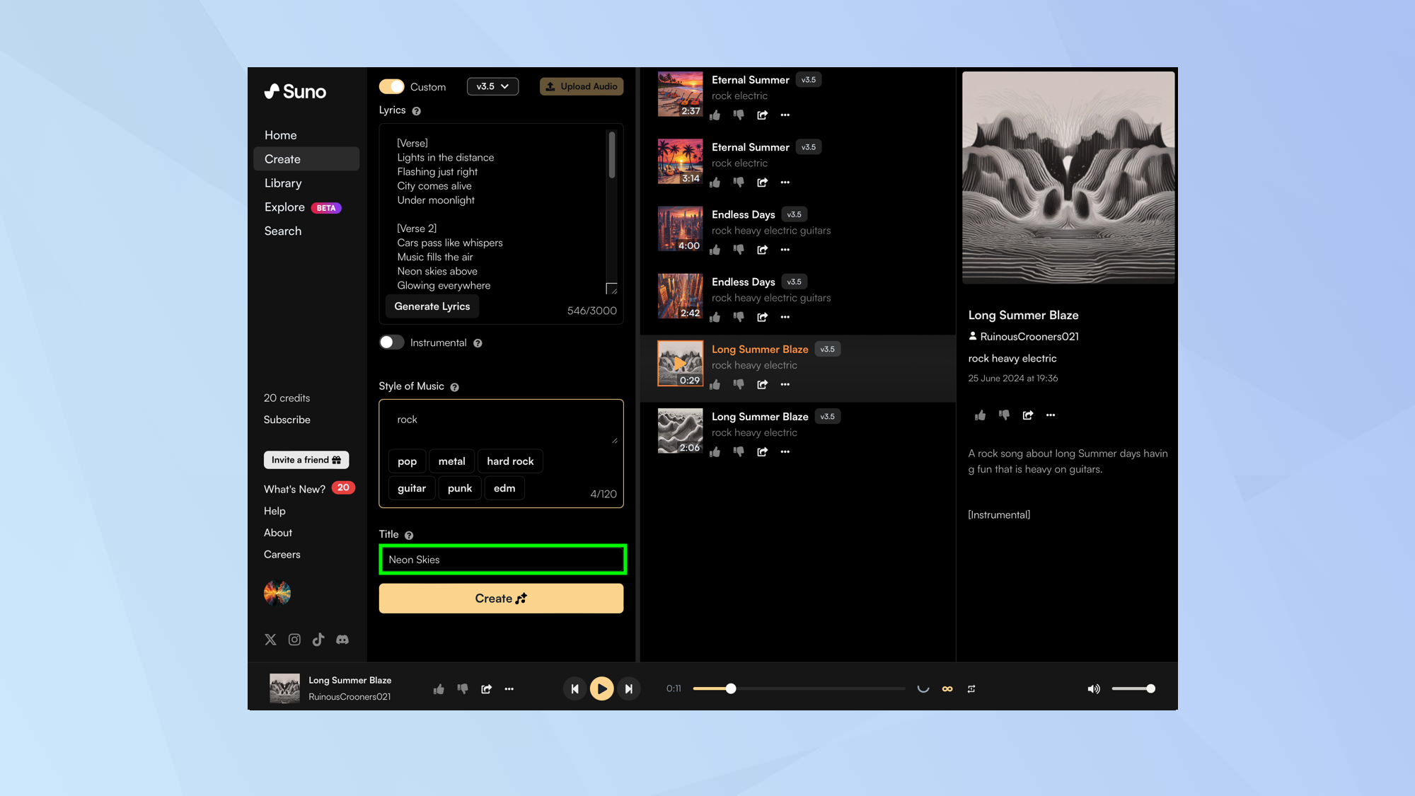 כיצד ליצור מוזיקה עם AI באמצעות Suno