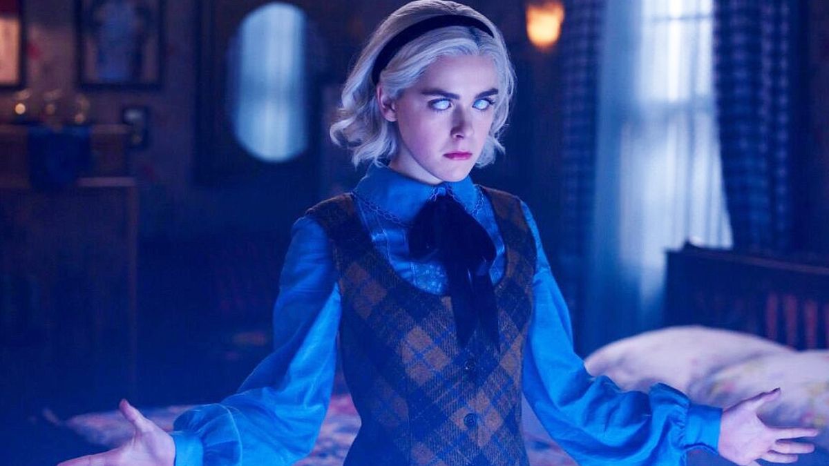 Kiernan Shipka in Chilling Adventures of Sabrina on Netflix