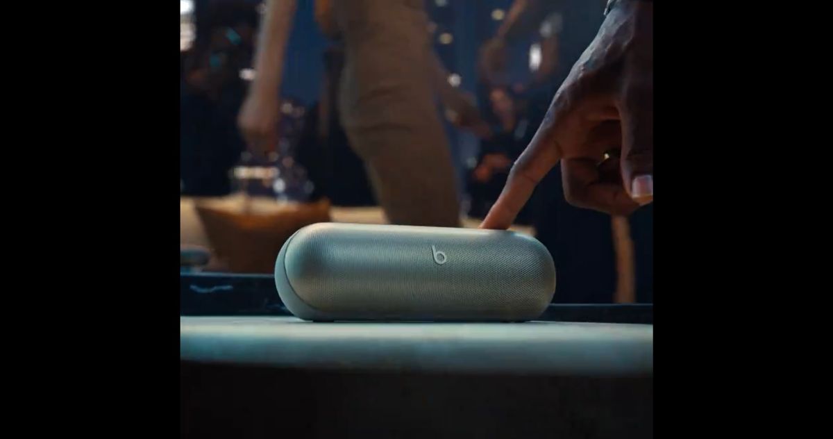 Beats Pill speaker shown in Beats by Dre X teaser. Lebron Jame