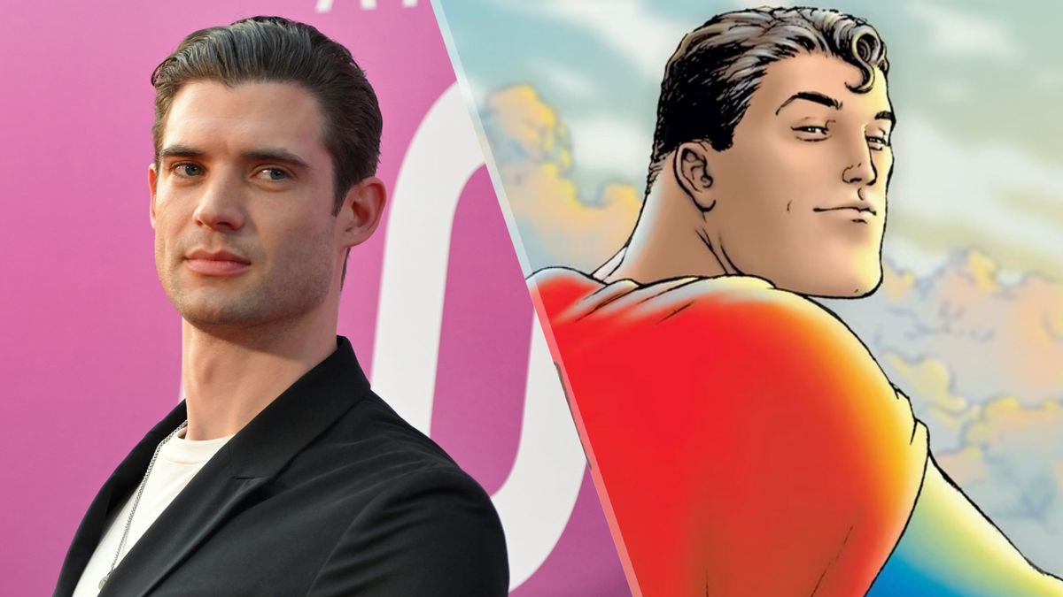 L, R: David Corenswet and Superman