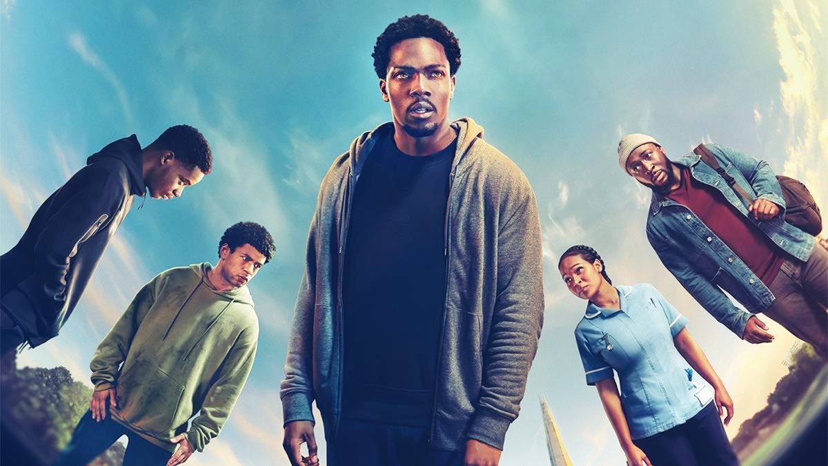 Tosin Cole, Nadine Mills, Eric Kofi Abrefa, Calvin Demba, and Josh Tedeku in “Supacell” on Netflix (2024)