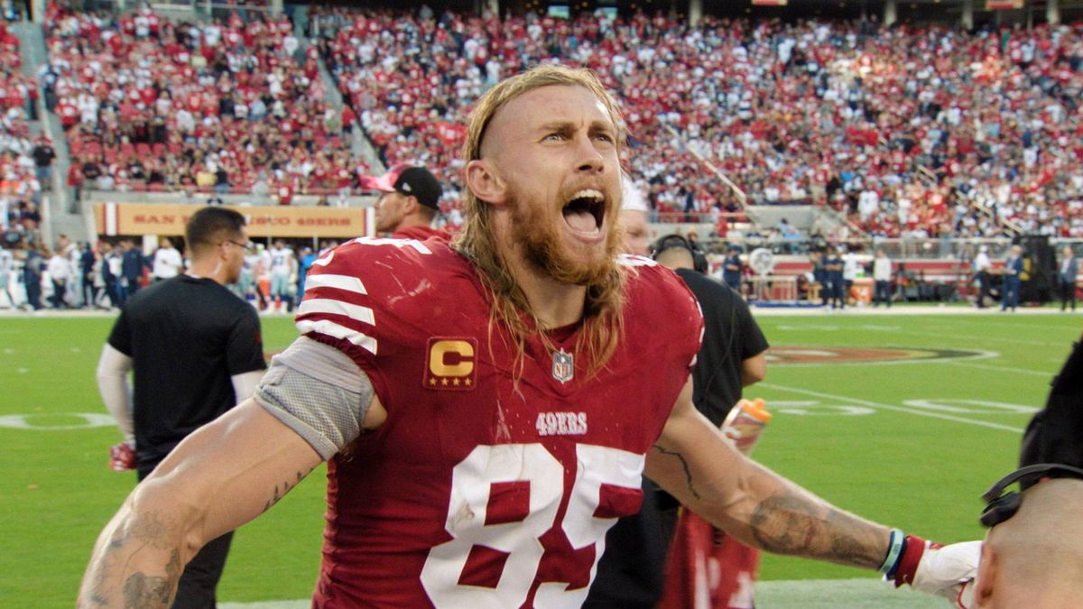 George Kittle of the San Francisco 49ers on Receiver