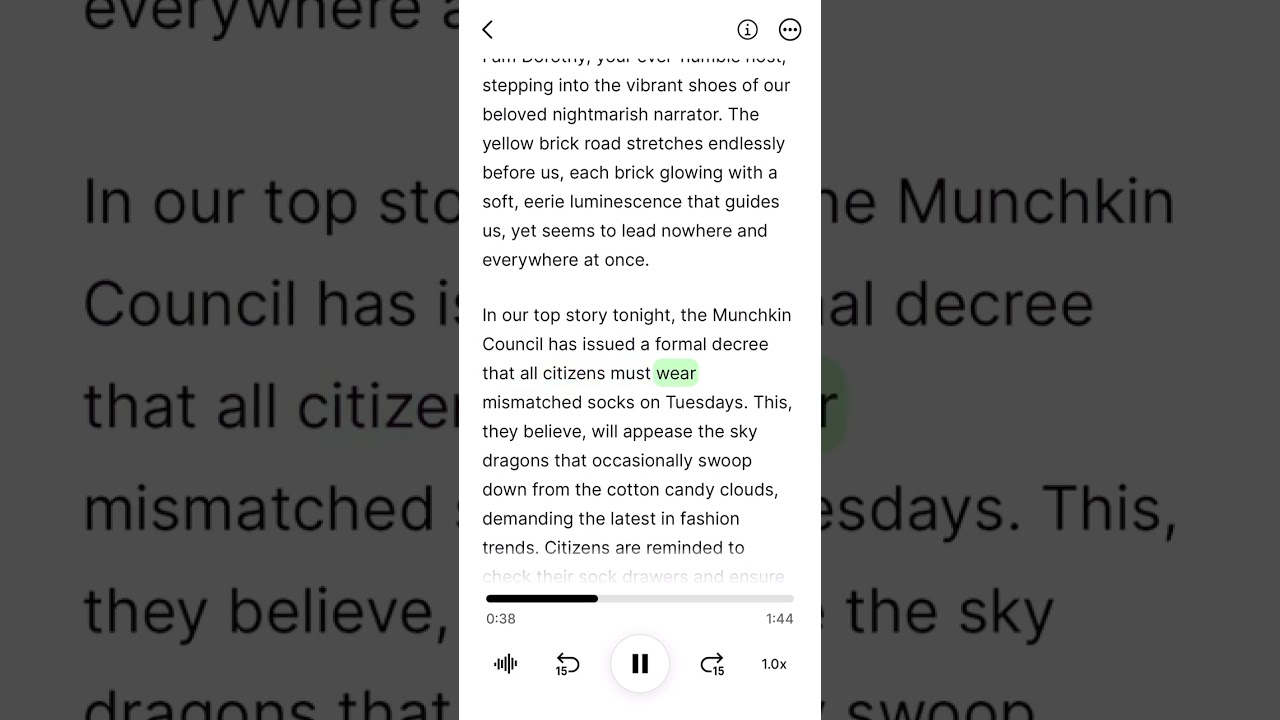 מונולוג ג'ודי גרלנד לקוראים של ElevenLabs - YouTube