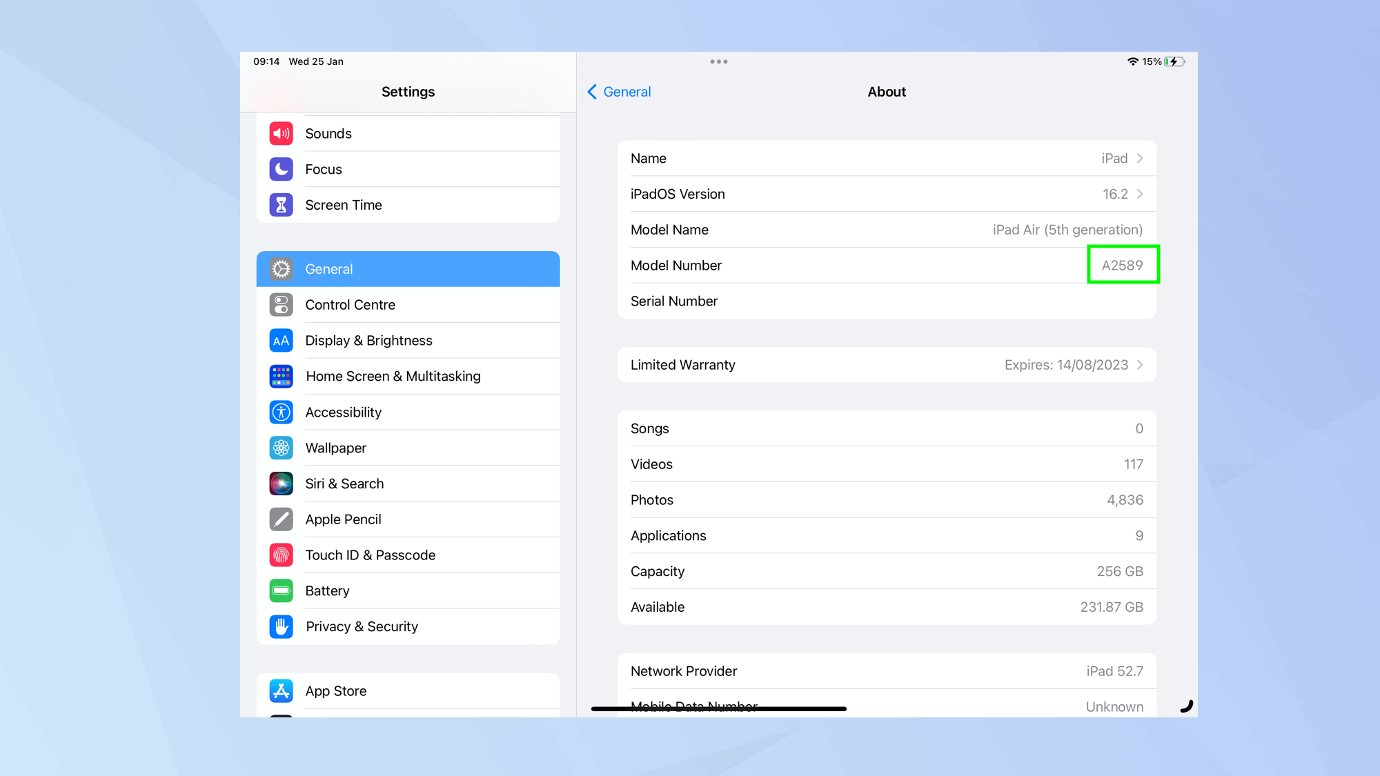 כיצד לבדוק את הדגם והדור של האייפד שלך