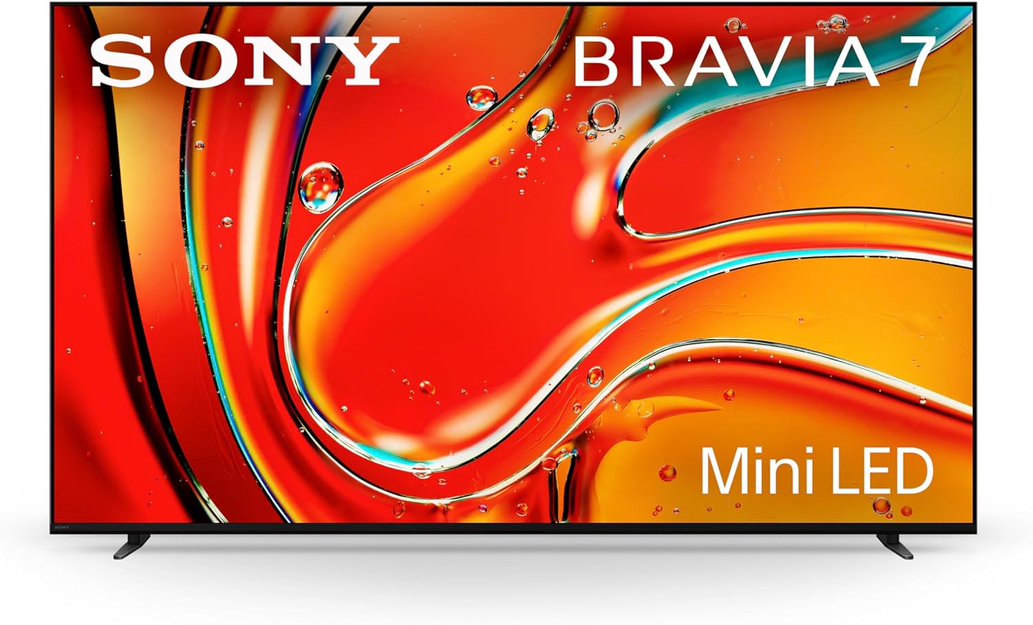 טלוויזיית Sony Bravia 7 Mini-LED על רקע לבן