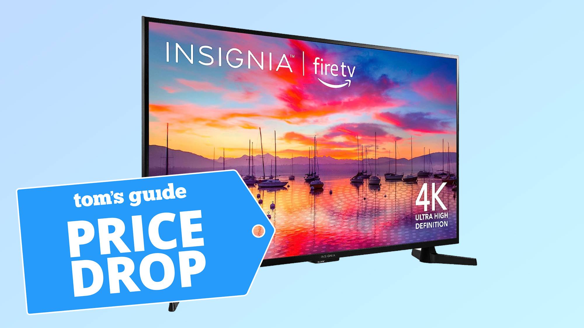 Insignia F30 4K Fire TV עם תג עסקה של Datilin