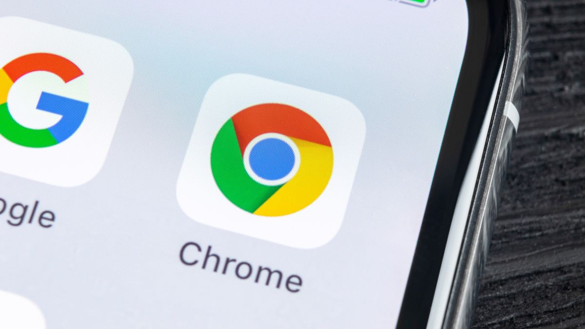Chrome app on iPhone