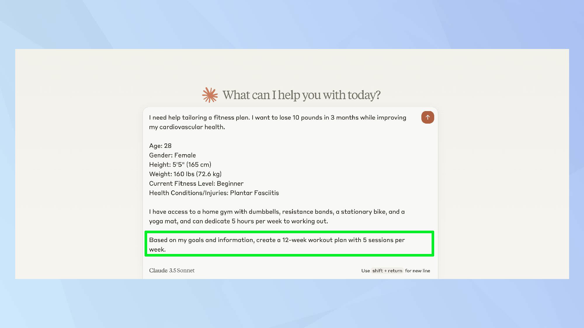 הנחיית כושר של קלוד