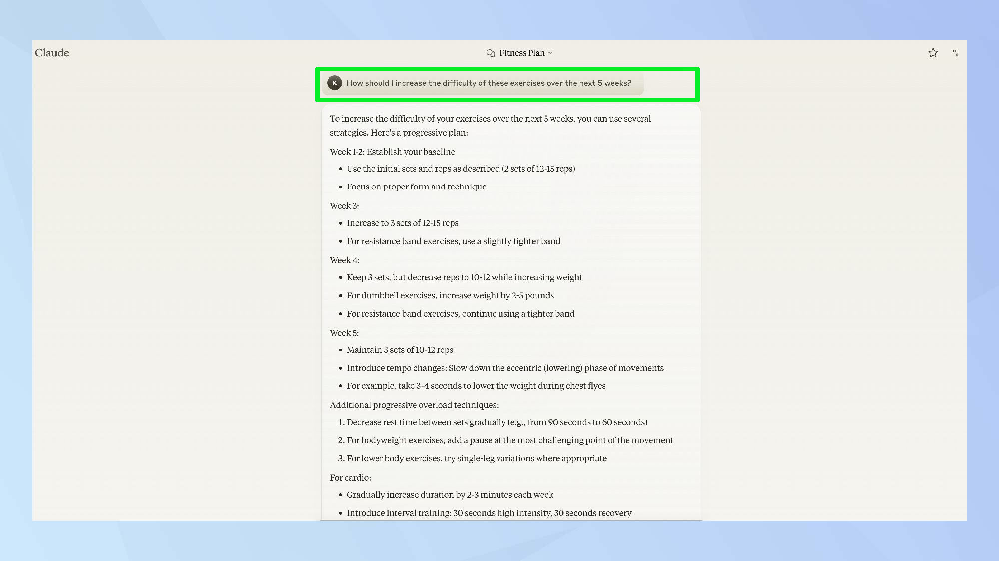 תוכנית פרוגרסיבית של קלוד