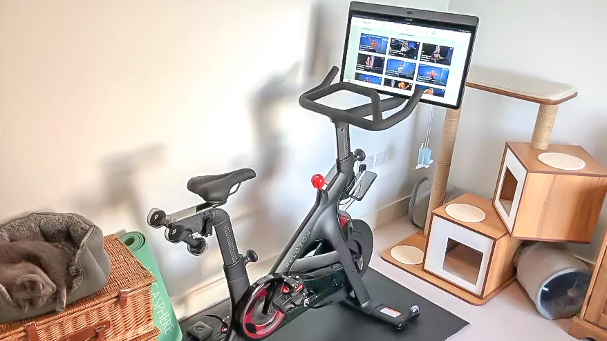 Peloton Bike+ בסלון של אדם
