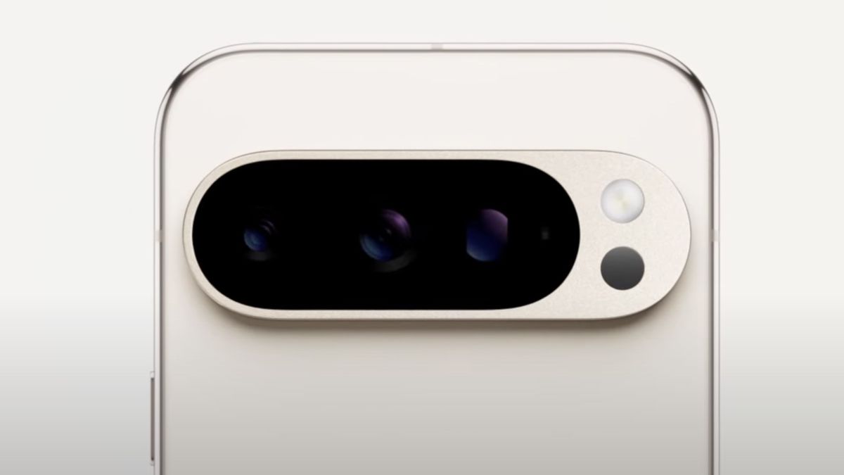 Promo image for the Google Pixel 9 Pro showing off the new camera array