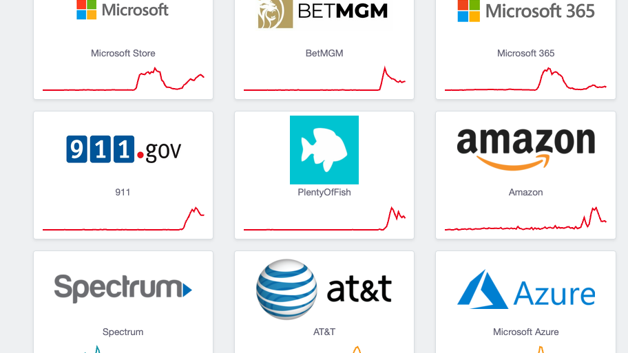 חברות שנפגעו מהפסקה עולמית