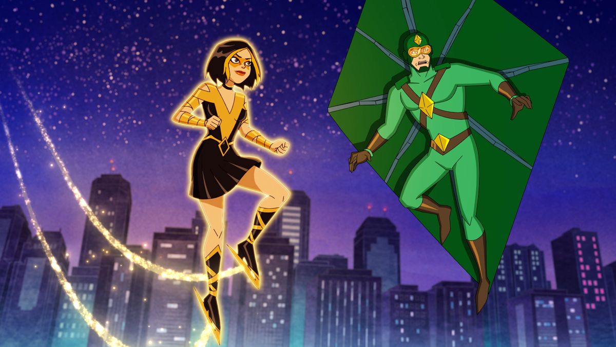 Golden Glider and Kite Man as seen in Max