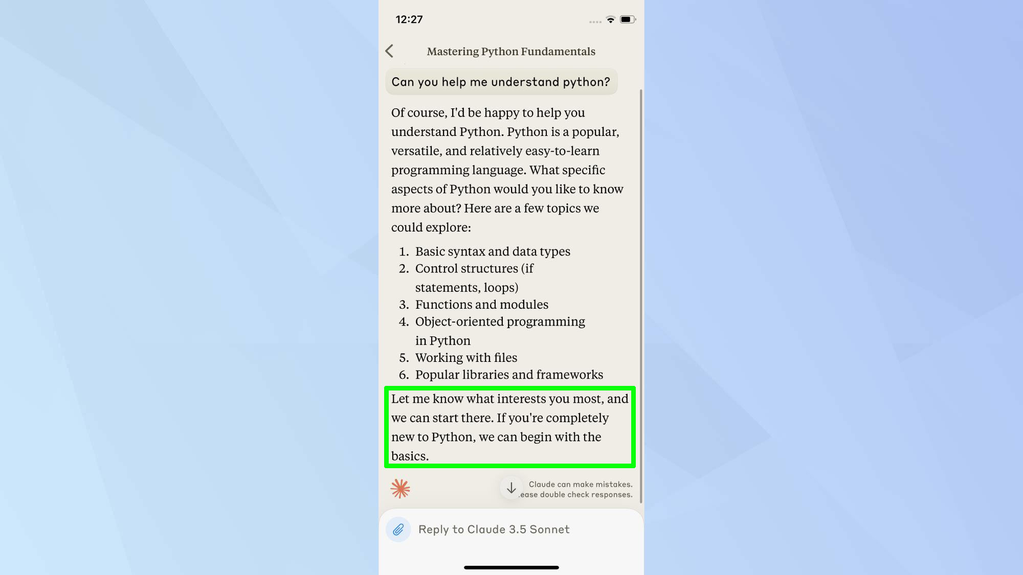 קלוד מעקב מהיר