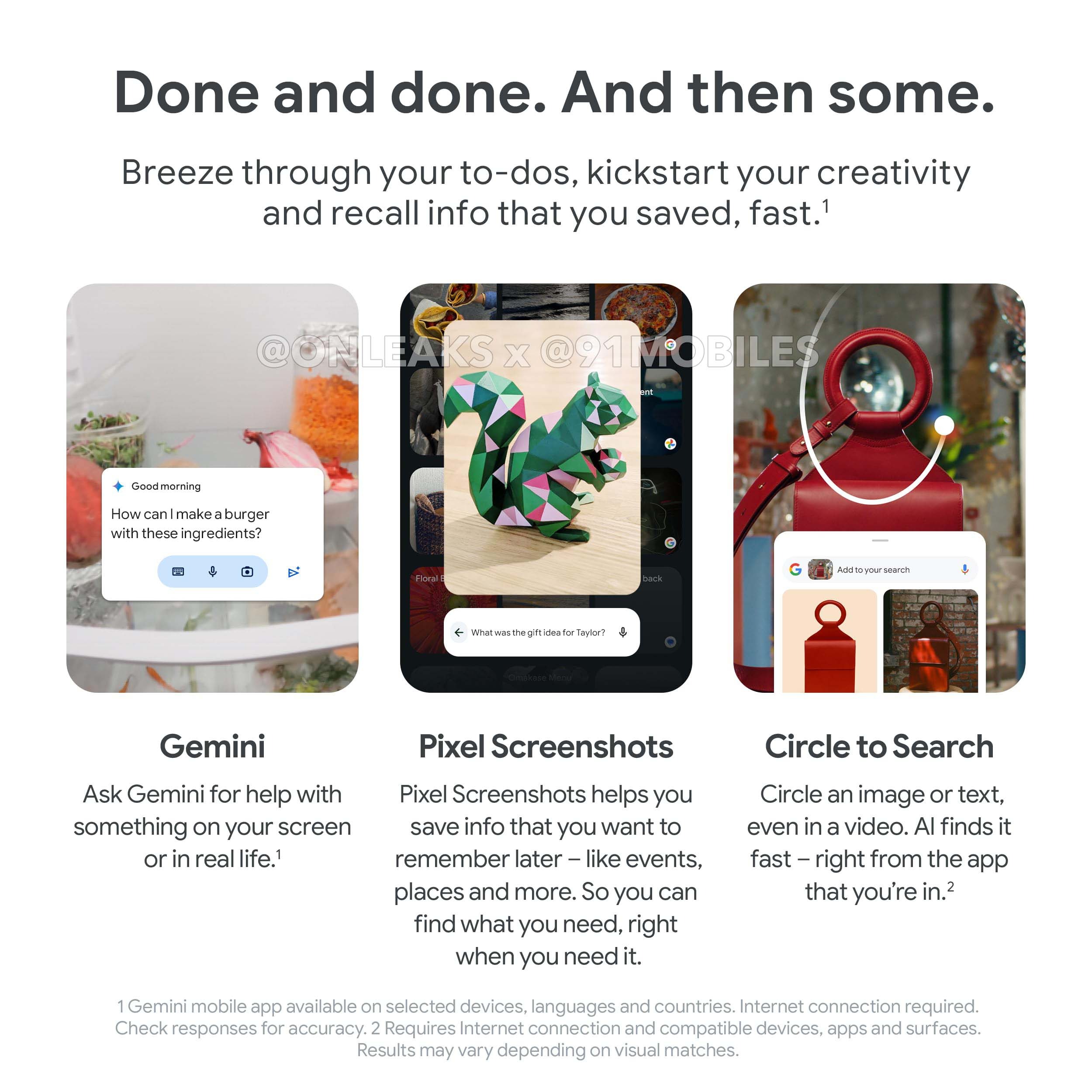 החומר השיווקי למכשירי ה-Pixel 9