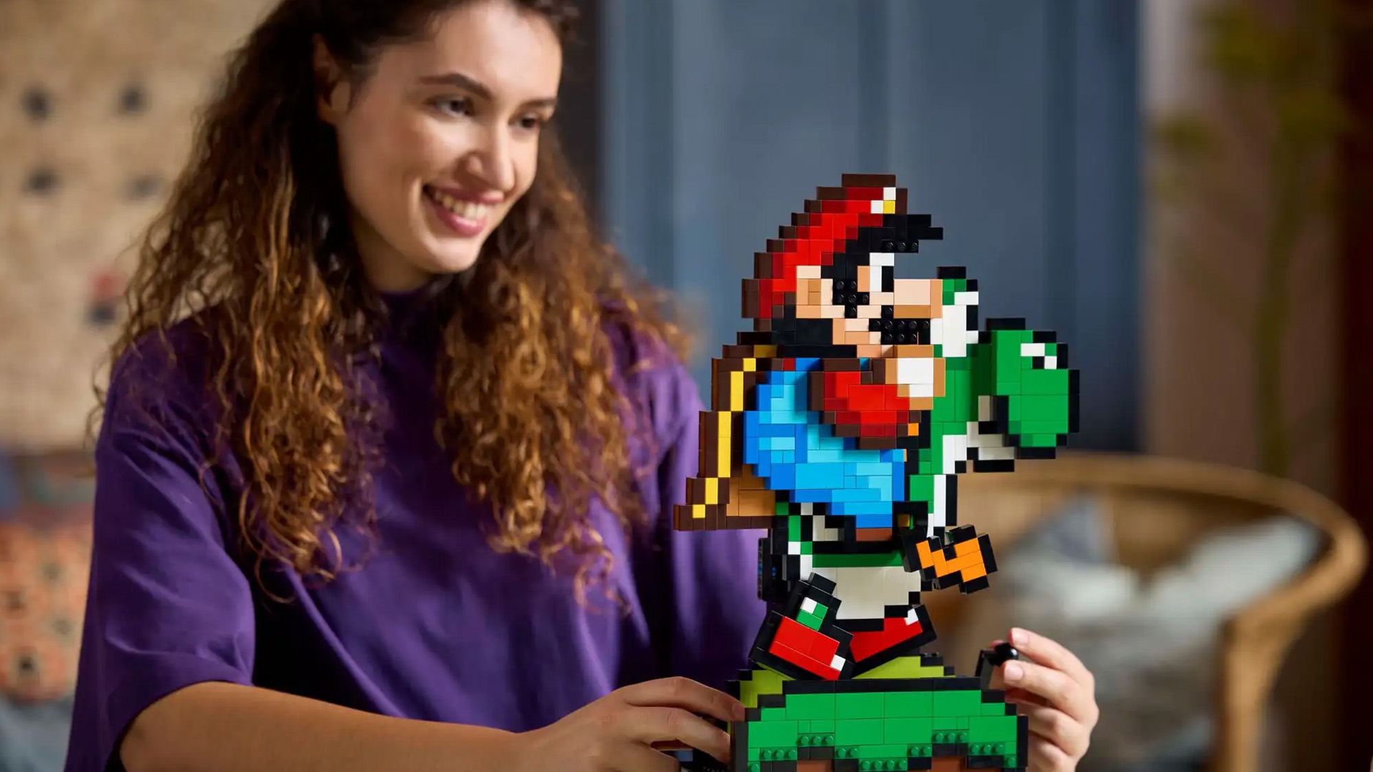 סט לגו מריו ויושי שמשחקים איתם